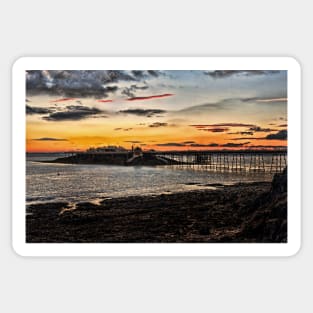 Birnbeck Pier and island Weston-super-Mare Sticker